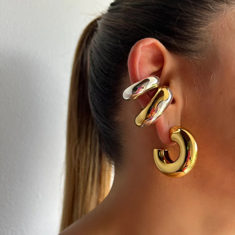 Carina | Set de 3 ear cuff grandes