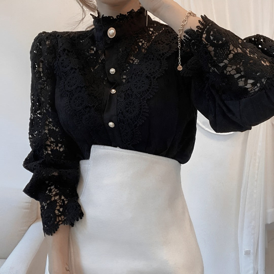 Catrina | Elegante Blusa Encaje