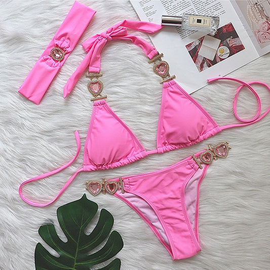 Tory | Bikini con hebillas de corazones