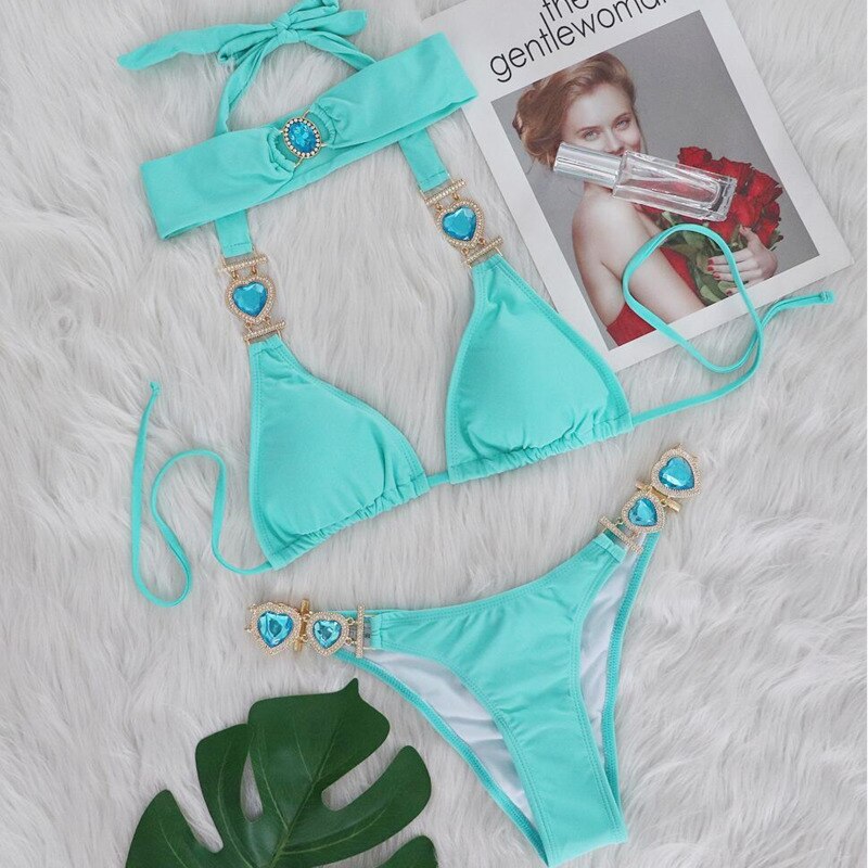 Tory | Bikini con hebillas de corazones