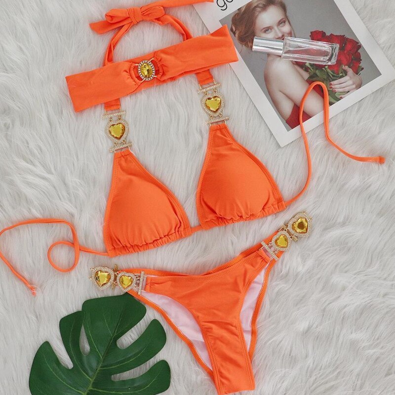 Tory | Bikini con hebillas de corazones