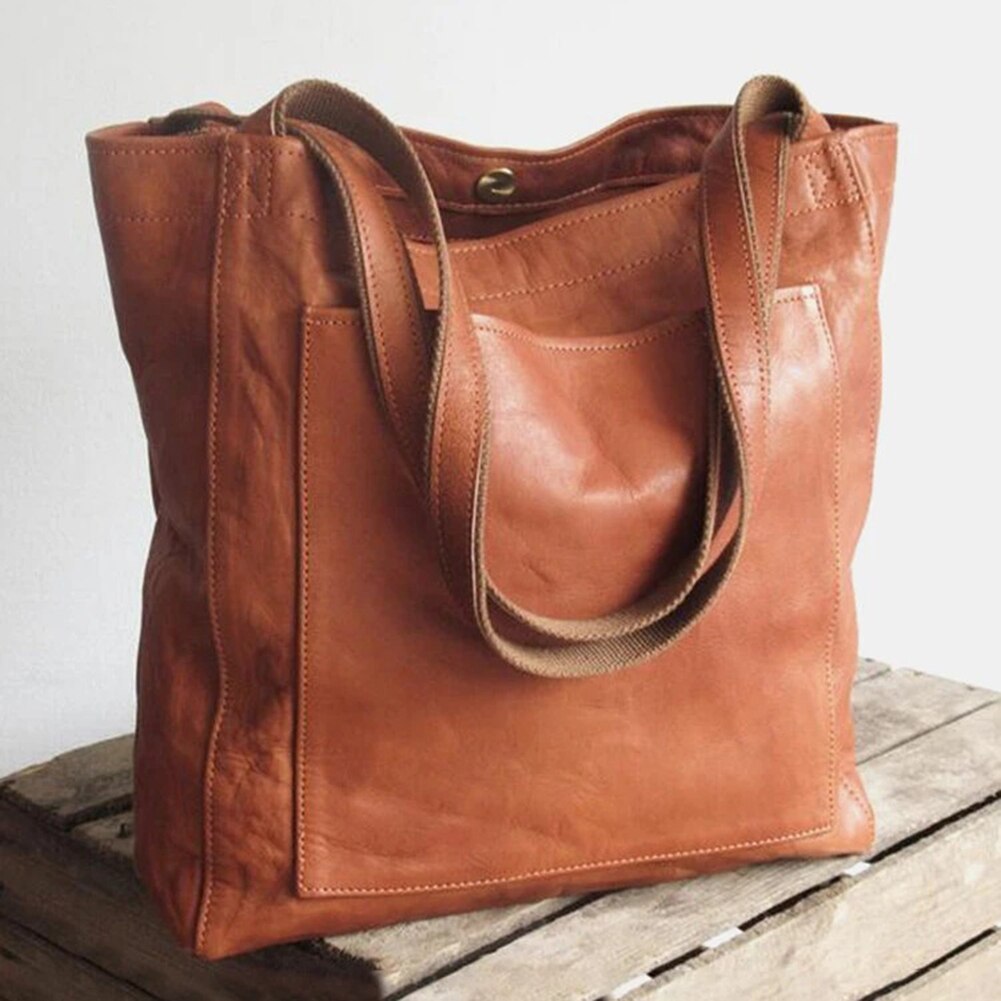 Briana | Bolso de cuero vegano estilo tote bag