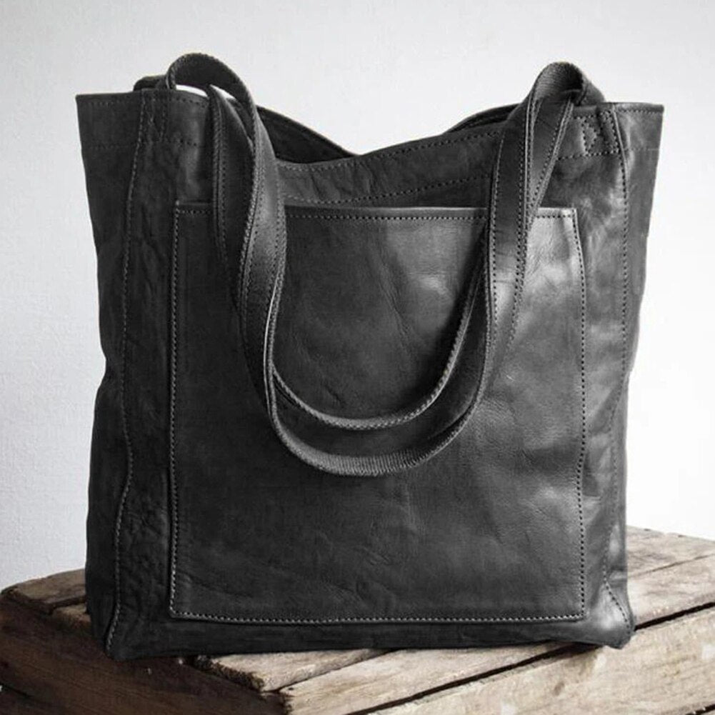 Briana | Bolso de cuero vegano estilo tote bag