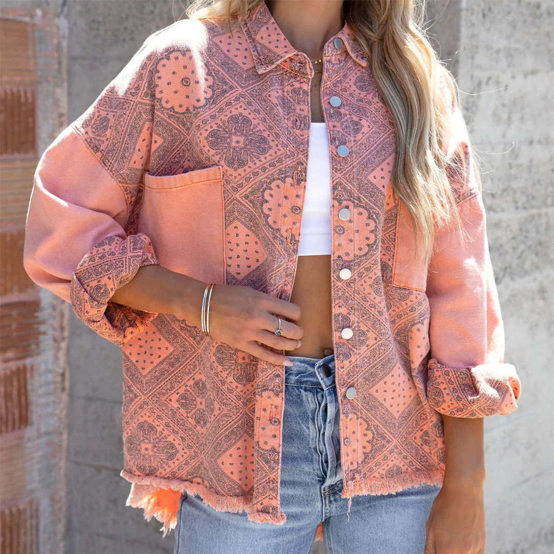 Xochitl | Chaqueta casual con estampado