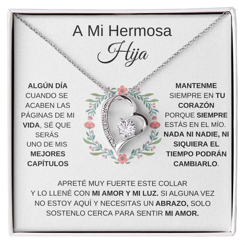 A Mi Hermosa Hija | Collar De Amor Eterno