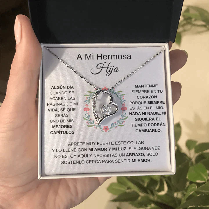 A Mi Hermosa Hija | Collar De Amor Eterno