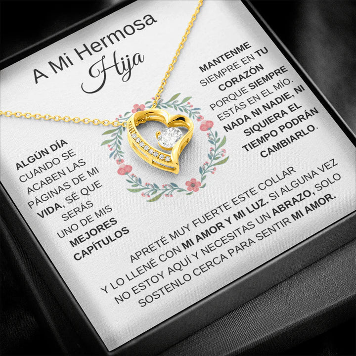 A Mi Hermosa Hija | Collar De Amor Eterno