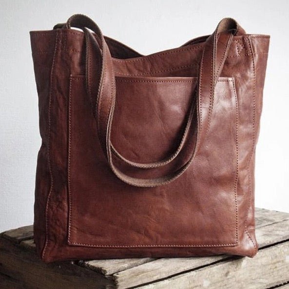 Briana | Bolso de cuero vegano estilo tote bag